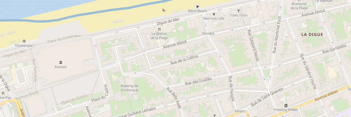 Plan du 15 Rue de la Colline à Dunkerque