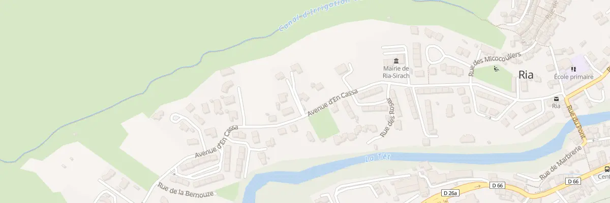 Plan du 5016 Av d’En Cassa à Ria-Sirach