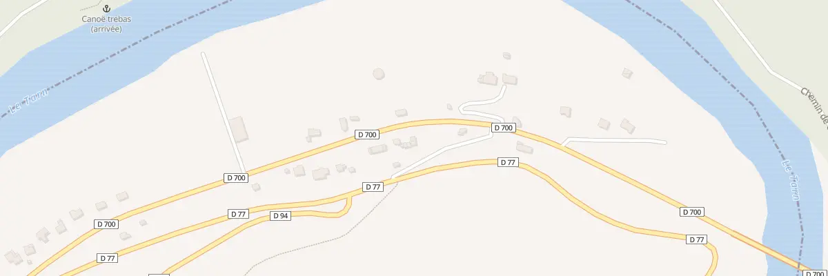 Plan du 80 Rte de Trebas à Ambialet