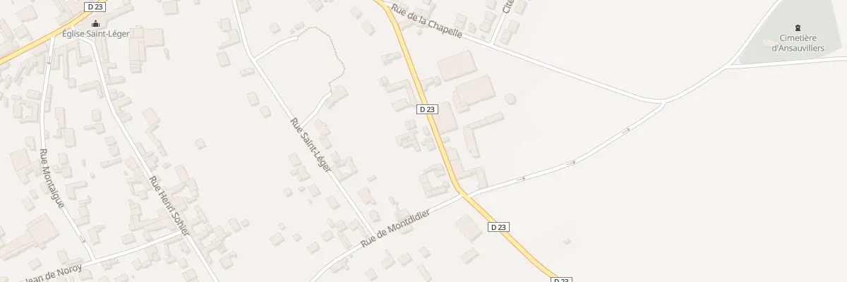 Plan du 10 Rue des Tilleuls à Ansauvillers