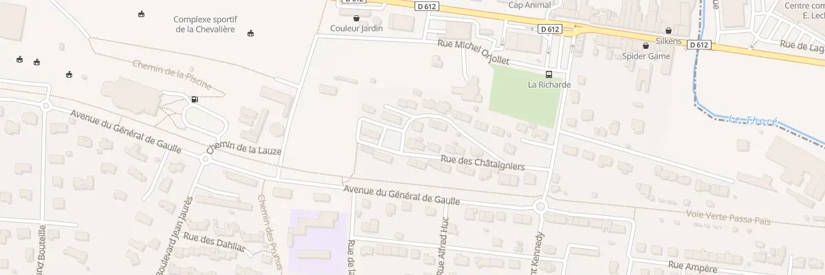 Plan du 12 Rue des Châtaigniers à Mazamet
