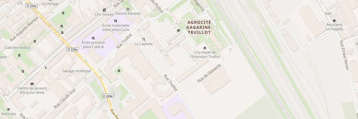 Plan du 11 Rue Truillot à Ivry-sur-Seine