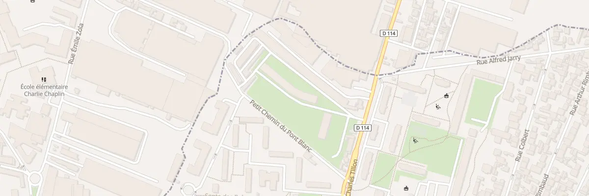 Plan du 117 Rue Charles Tillon à Aubervilliers