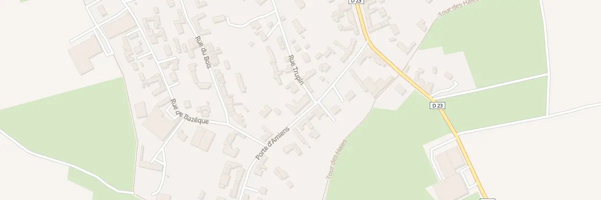 Plan du 12 Pte d’Amiens à Beauquesne