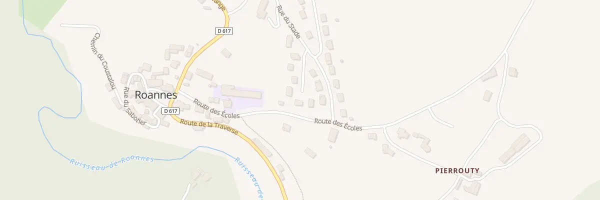 Plan du 10 Imp du 11 Novembre 1918 à Roannes-Saint-Mary