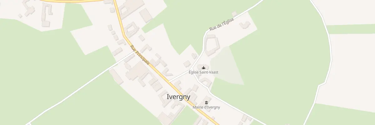 Plan du 3 Rue de l’Eglise à Ivergny