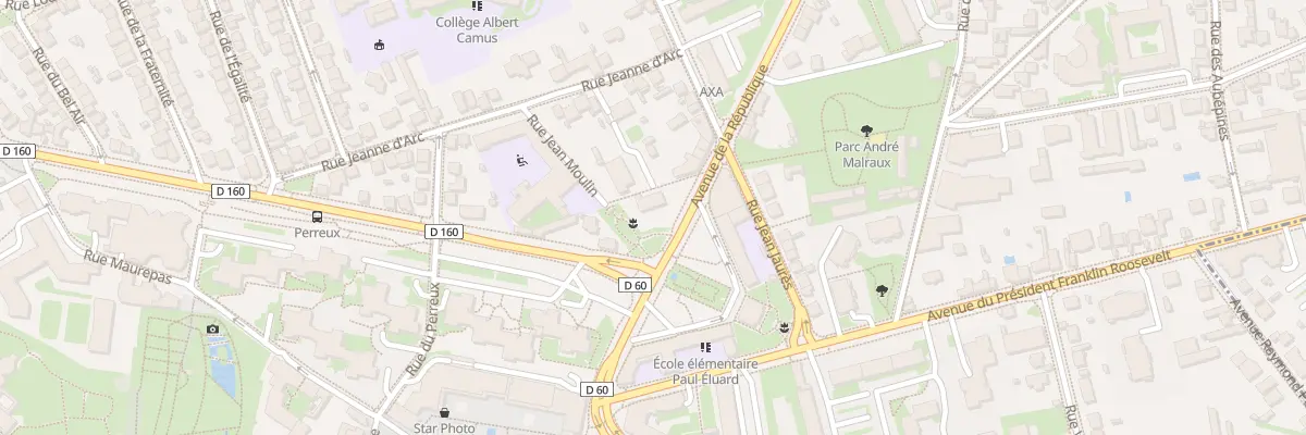 Plan du 9 Av de la République à Thiais