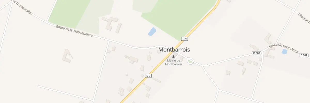 Plan du 2 Rte de Boiscommun à Montbarrois
