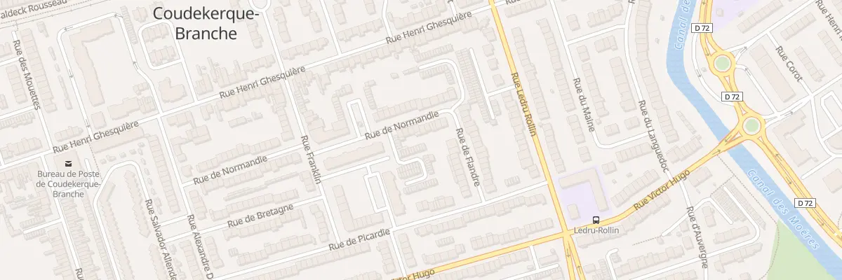 Plan du 52 Rue de Normandie à Coudekerque-Branche