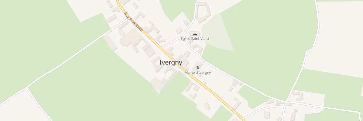 Plan du 44 Rue Principale à Ivergny
