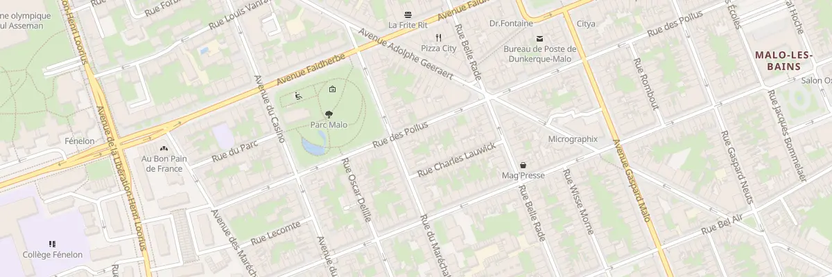 Plan du 38B Rue des Poilus à Dunkerque