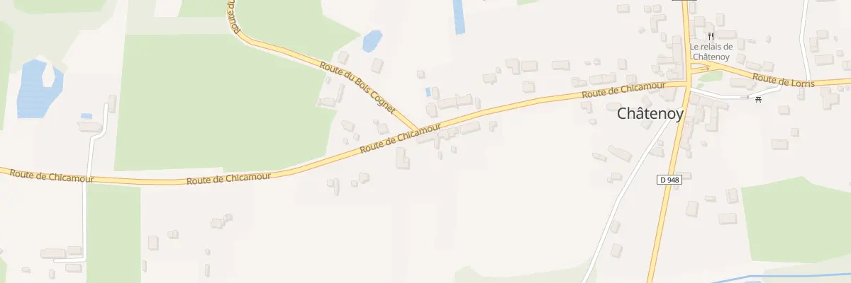 Plan du 23 Rte de Chicamour à Châtenoy