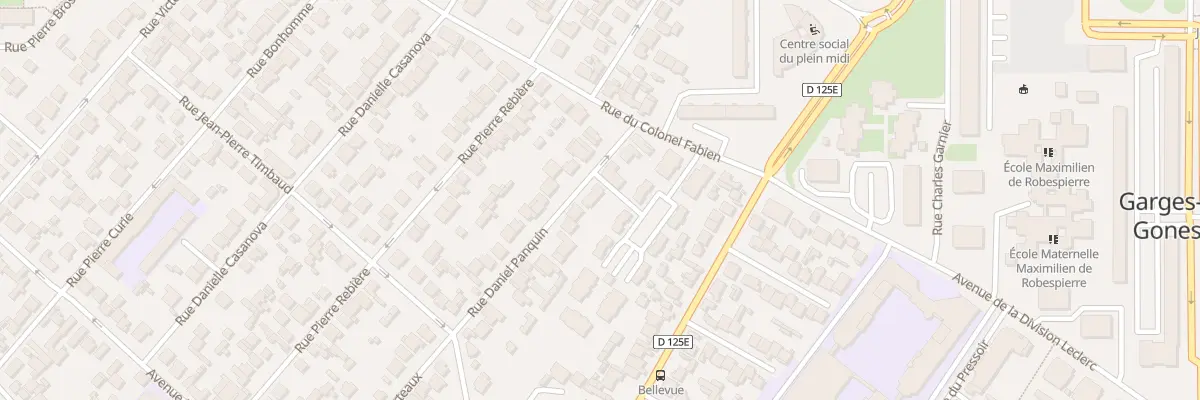 Plan du 15 Rue Jose Garcia à Garges-lès-Gonesse