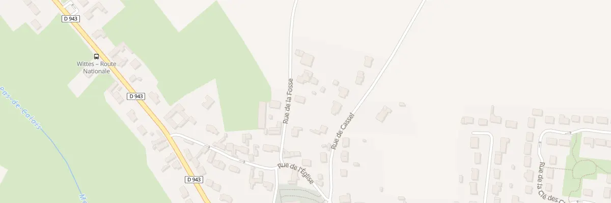 Plan du 10 Rue de la Fosse à Wittes
