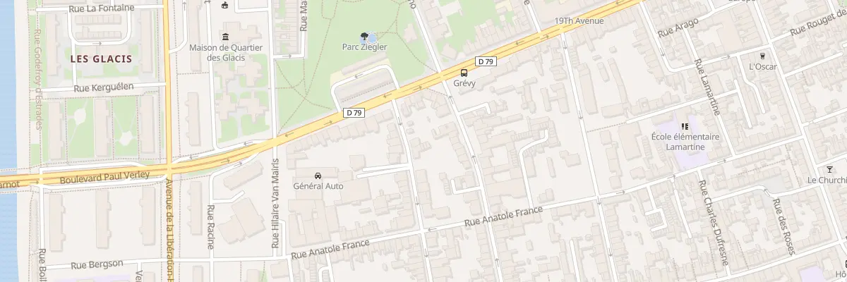 Plan du 192 Rue Houchard à Dunkerque