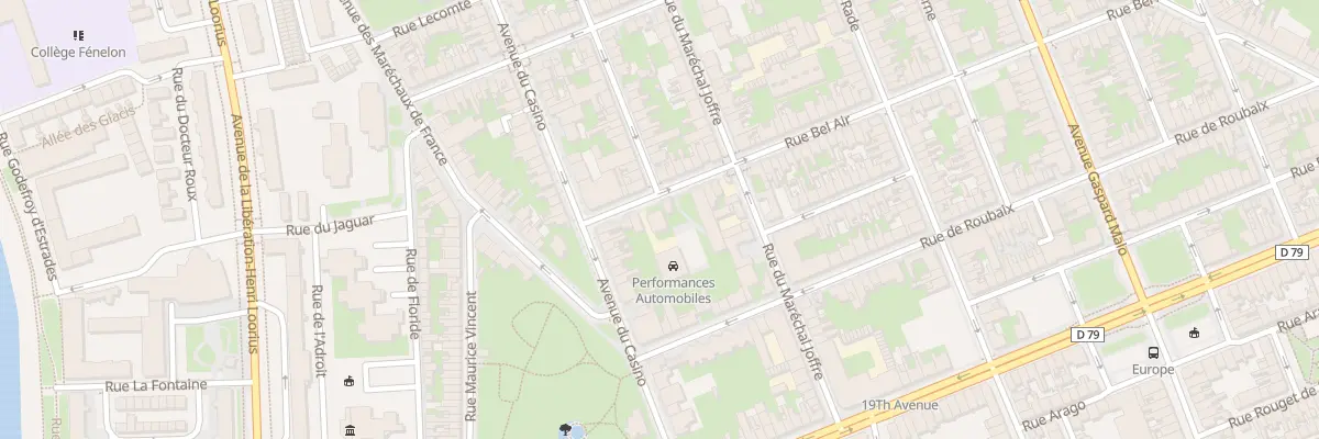 Plan du 8 Rue Bel Air à Dunkerque