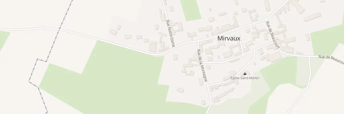 Plan du 1 Rue de Pierregot à Mirvaux