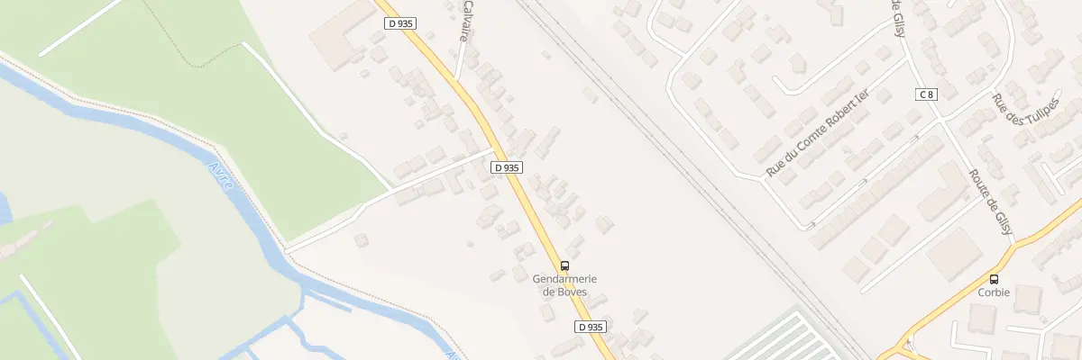 Plan du 46 Rue des Déportés Résistants à Boves