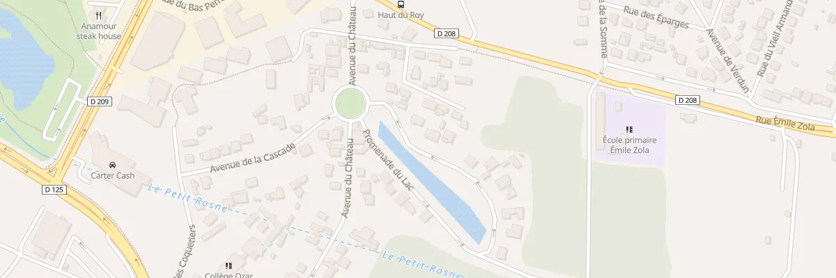 Plan du 32B Prom du Lac à Sarcelles