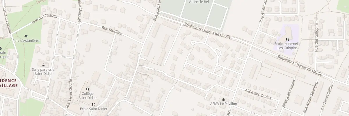 Plan du 9 Rle des Oulches à Villiers-le-Bel