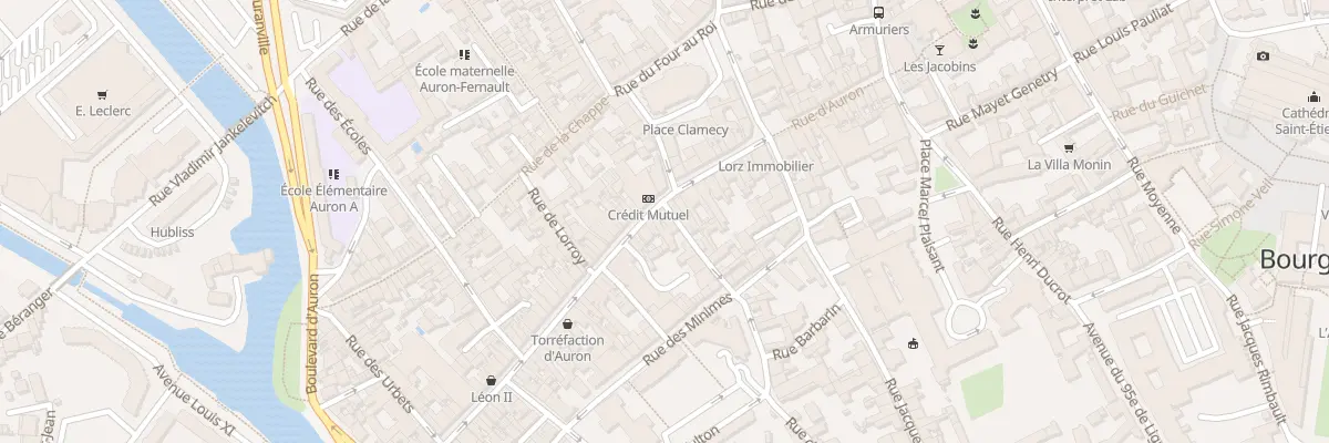 Plan du 51 Rue d’Auron à Bourges