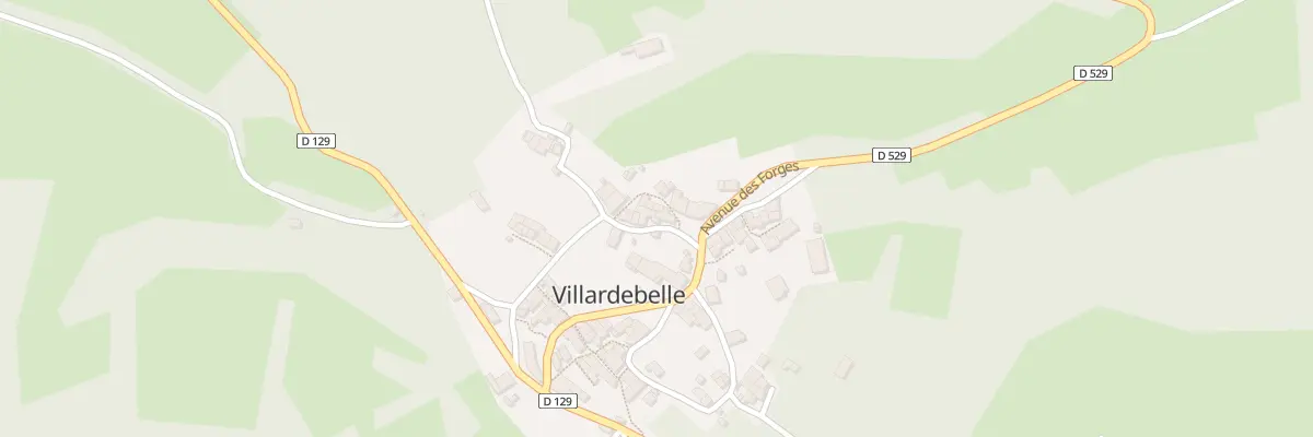 Plan du 13A Le Village à Villardebelle