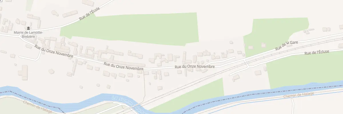 Plan du 5016 Le Village à Lamotte-Brebière