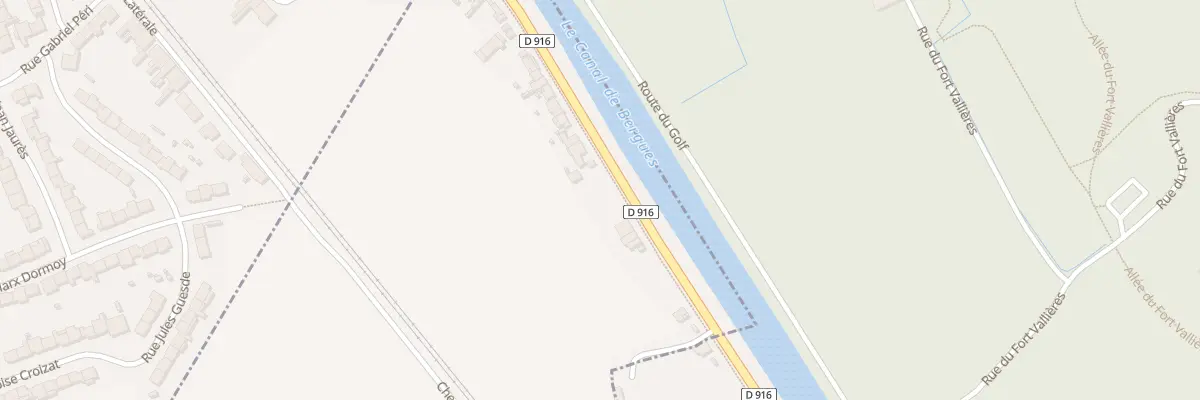 Plan du 46 Rte de Dunkerque à Bierne