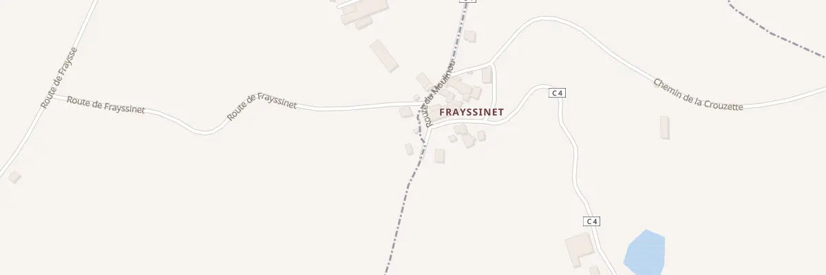 Plan du 5134 Le Camp Grand Ouest à Boussac