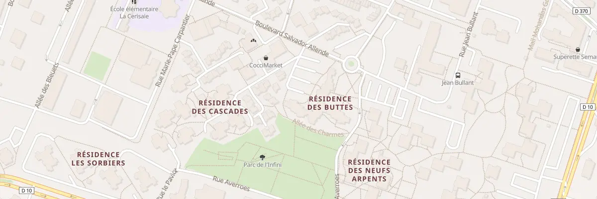 Plan du 3 All des Charmes à Villiers-le-Bel
