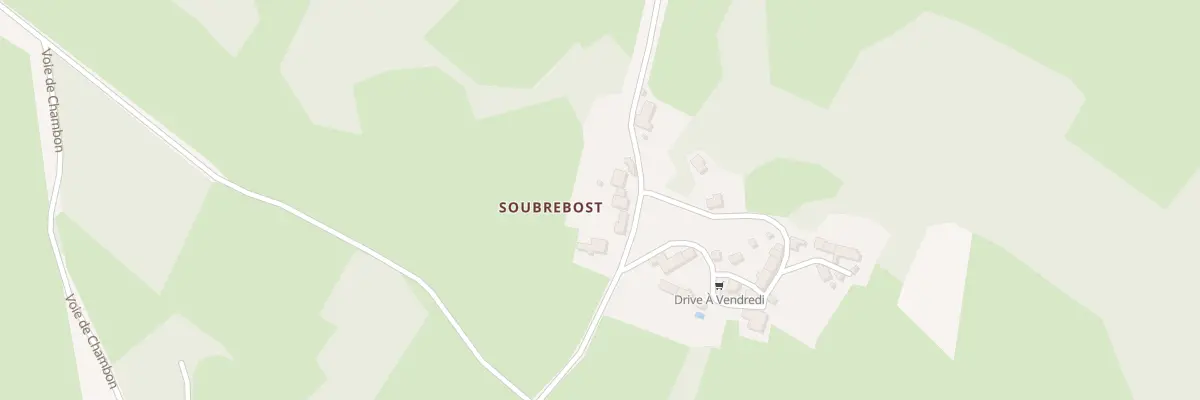 Plan du 3 Soubrebost à Mainsat