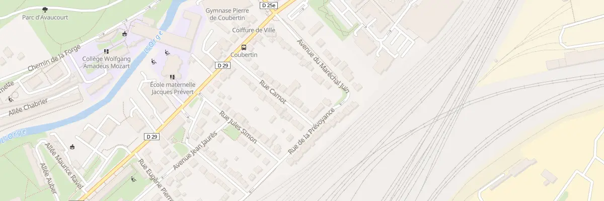 Plan du 6 Rue Carnot à Athis-Mons
