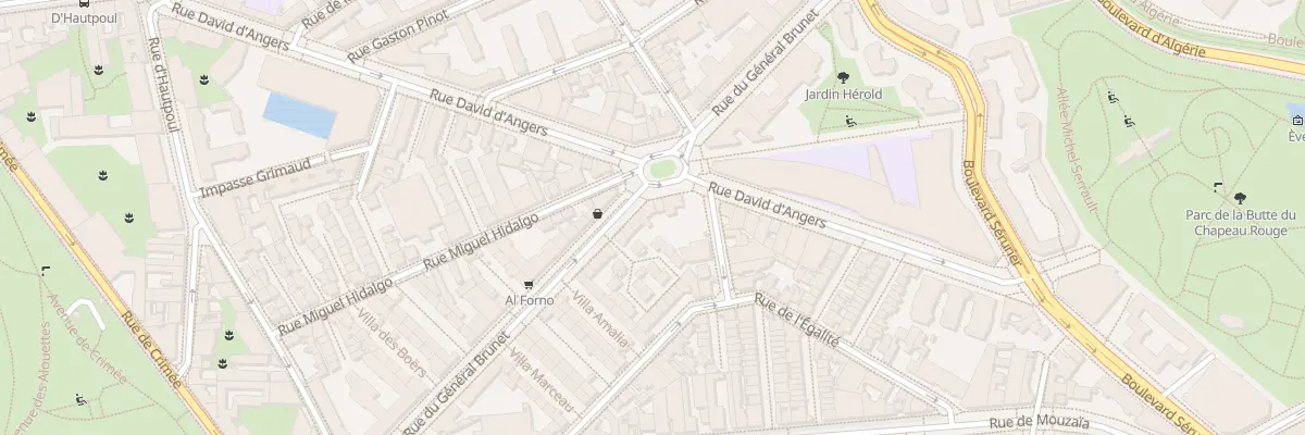 Plan du 6 Pl Rhin et Danube à Paris 19e Arrondissement