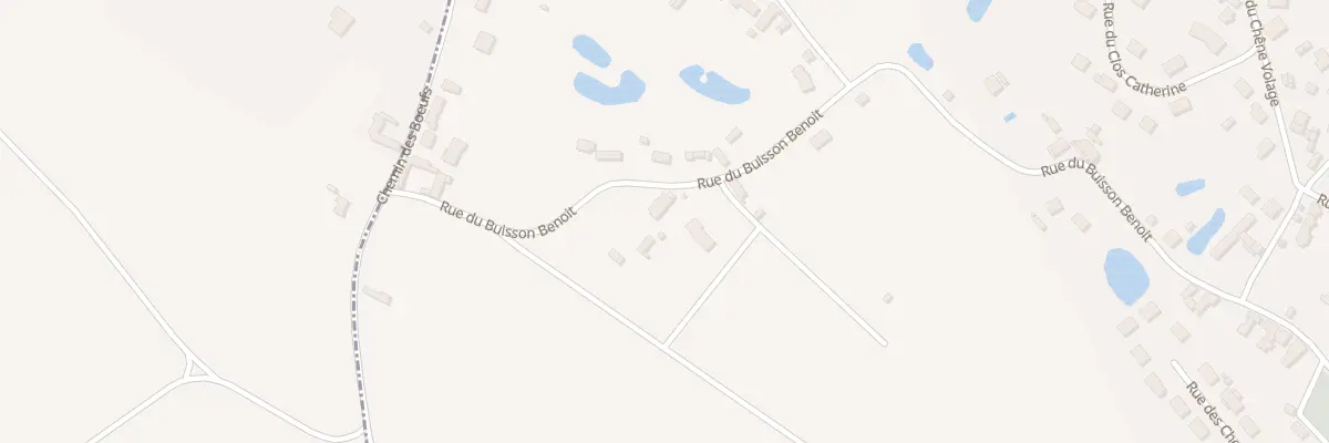 Plan du 13B Rue du Buisson Benoit aux Bordes