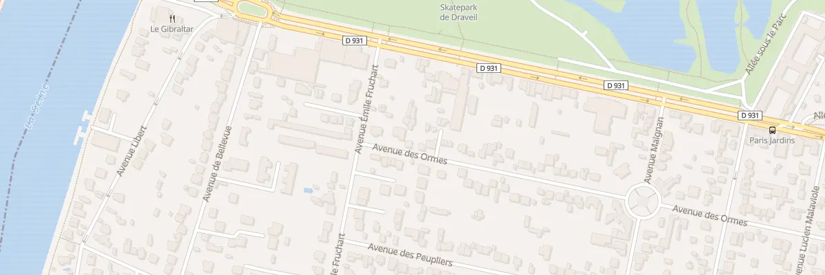 Plan du 3 Av des Ormes à Draveil