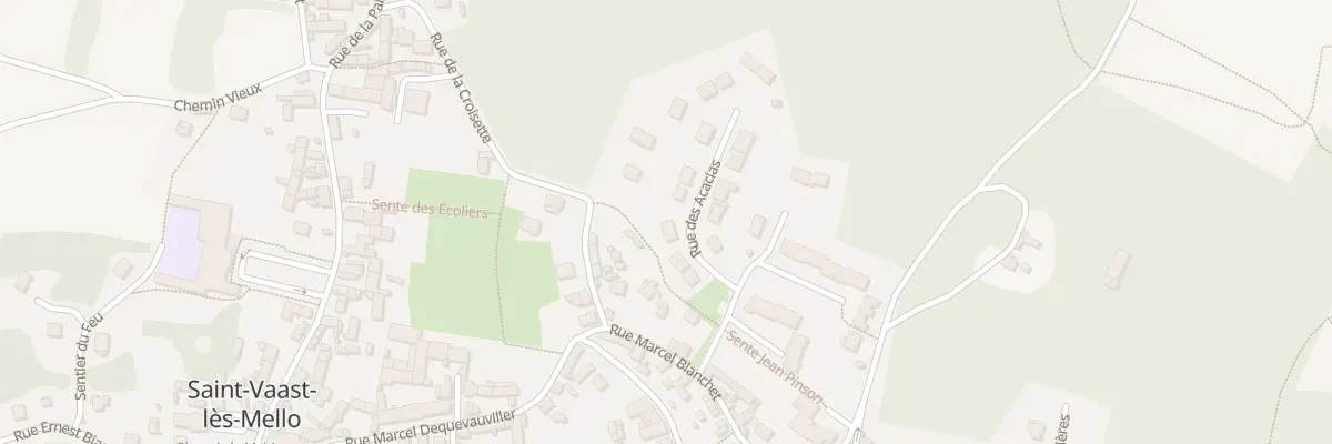 Plan du 55 Imp des Acacias à Saint-Vaast-lès-Mello