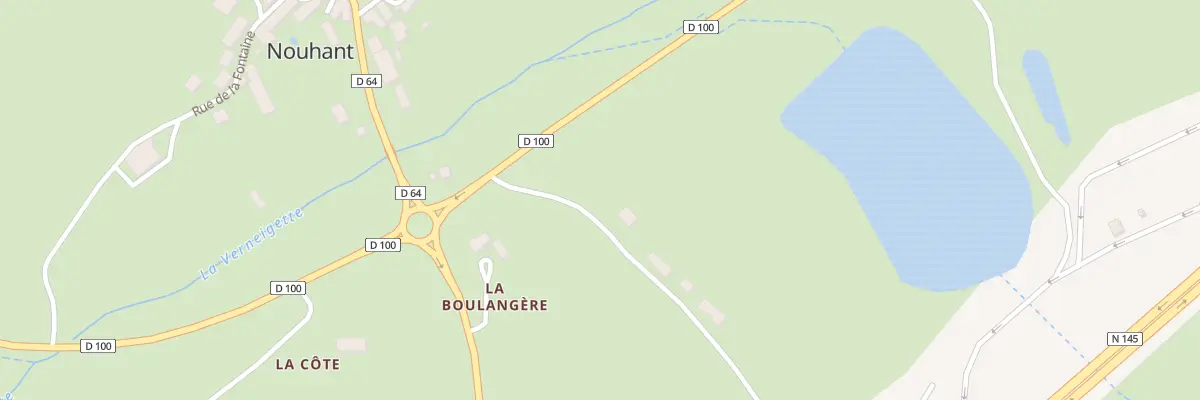 Plan du 1 L’Etang de Nouhant à Nouhant