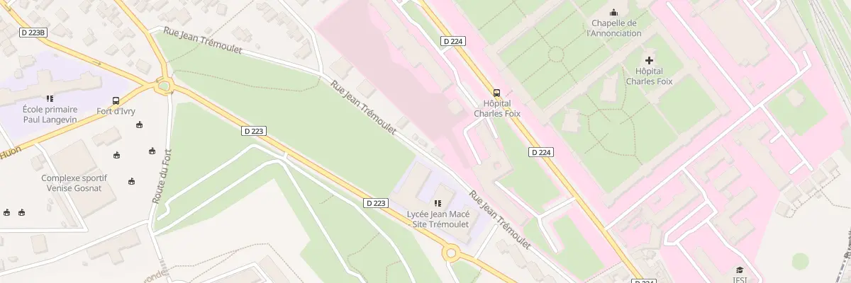 Plan du 30T Rue Jean Trémoulet à Ivry-sur-Seine