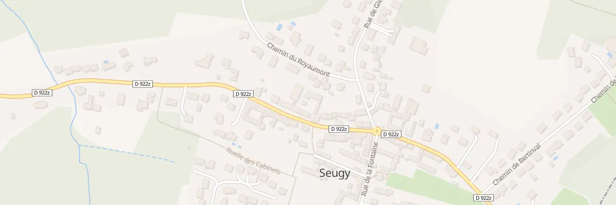 Plan du 18 Rue de Viarmes à Seugy