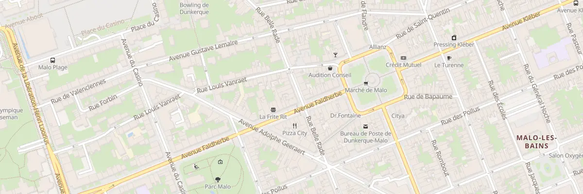 Plan du 60 Rue Belle Rade à Dunkerque