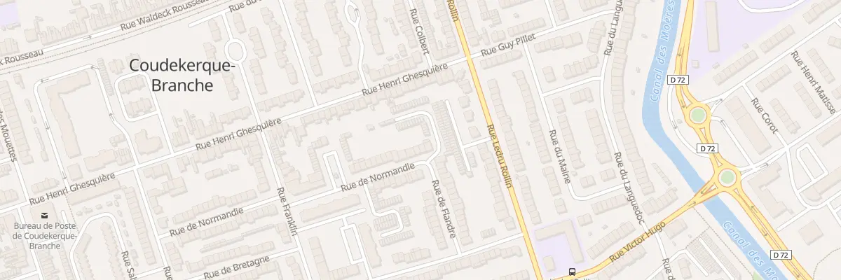Plan du 75 Rue de Normandie à Coudekerque-Branche