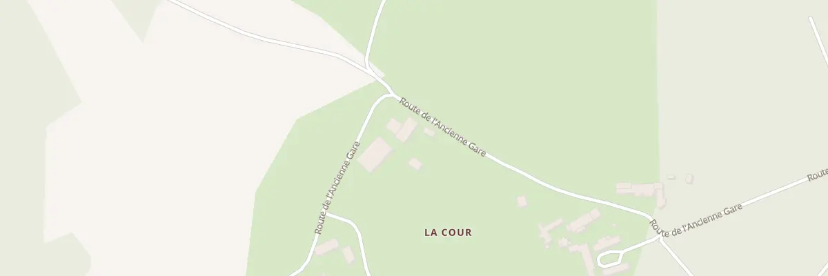 Plan du 2705 Rte de l’Ancienne Gare à Vesdun