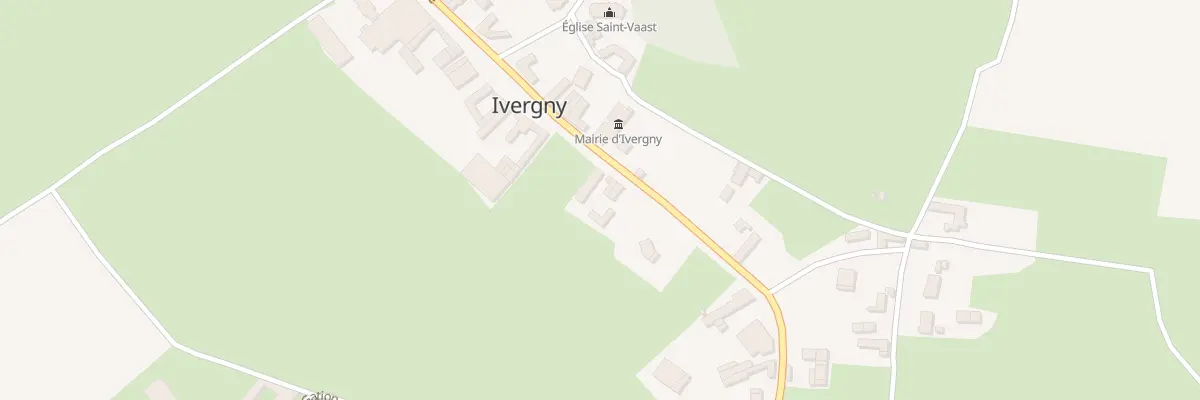 Plan du 35 Rue Principale à Ivergny