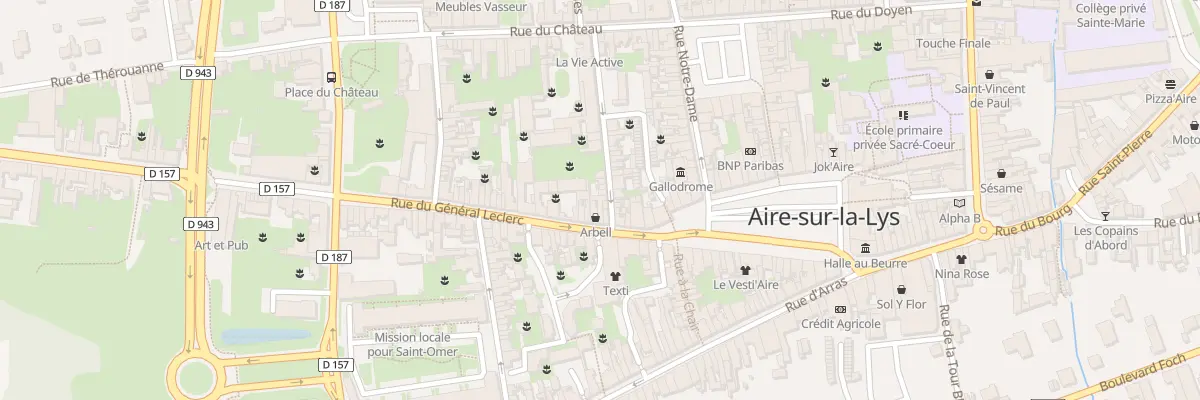 Plan du 14 Rue du Général Leclerc à Aire-sur-la-Lys