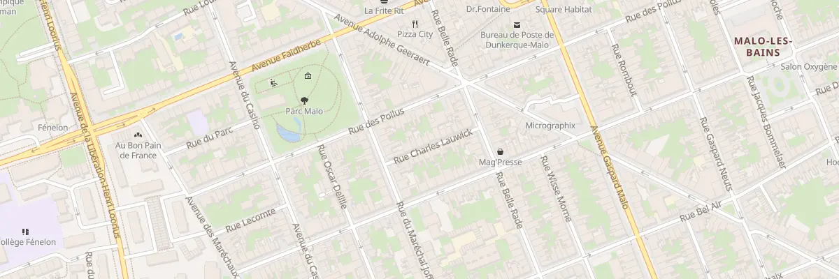 Plan du 16 Rue Charles Lauwick à Dunkerque