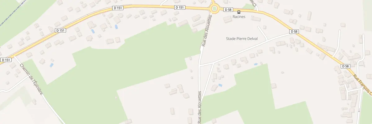 Plan du 12 Rue des Alouettes à Bourges