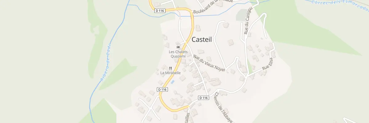 Plan du 9 Bd de St Martin du Canigou à Casteil