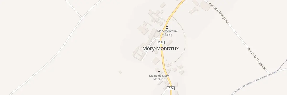 Plan du 2 Rue de l’Eglise à Mory-Montcrux