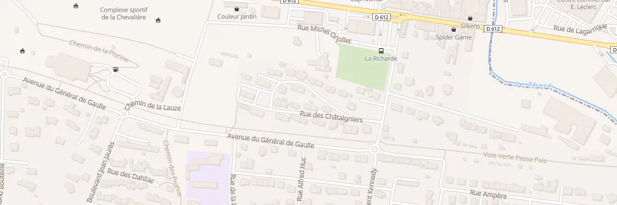 Plan du 6 Rue des Châtaigniers à Mazamet
