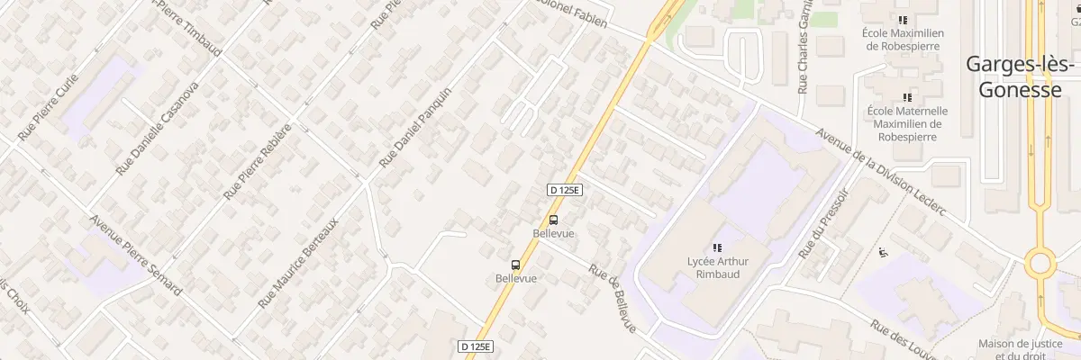 Plan du 30 Av Paul V Couturier à Garges-lès-Gonesse